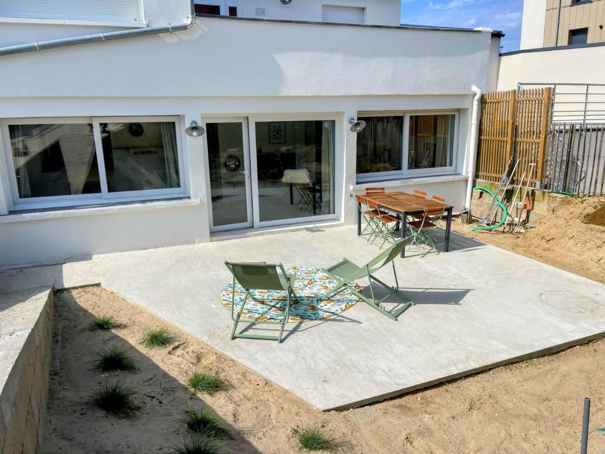 Le Beachhaus - Appartement Avec Jardin A 100M De La Mer Cucq Exterior foto